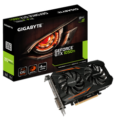 Видеокарта GIGABYTE GeForce GTX 1050 Ti OC 4G (GV-N105TOC-4GD)