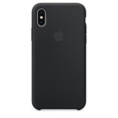 Чехол для смартфона Apple iPhone X Silicone Case - Black (MQT12)